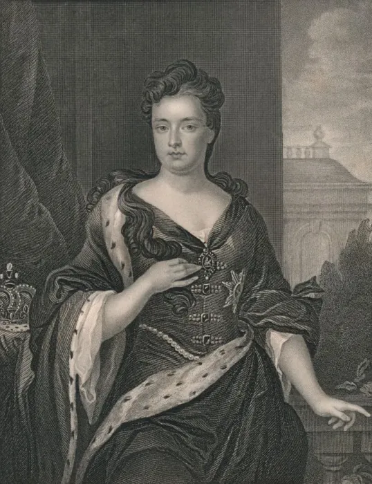 Framed Print : Queen Anne, (mid 19th century). Creator: John Cochran Framed Print : Queen Anne, (mid 19th century). Creator: John Cochran