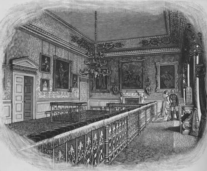 Framed Print : Queen Annes Room, 1886 Framed Print : Queen Annes Room, 1886