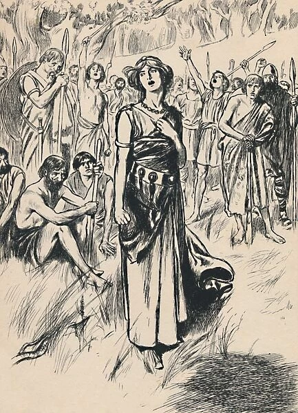 Queen Boadicea and her Soldiers, c1907