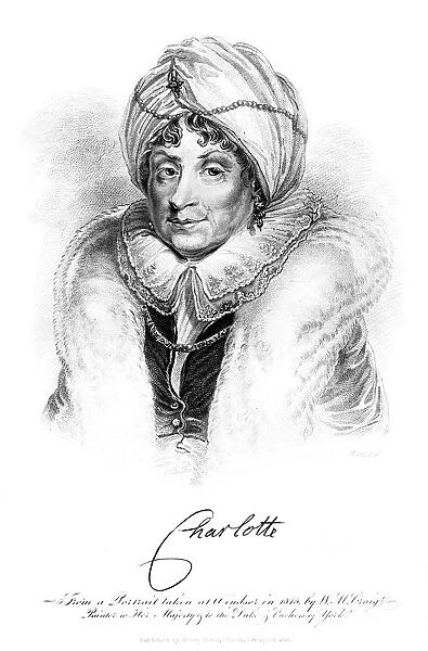 Queen Charlotte, 1820. Artist: R Hicks