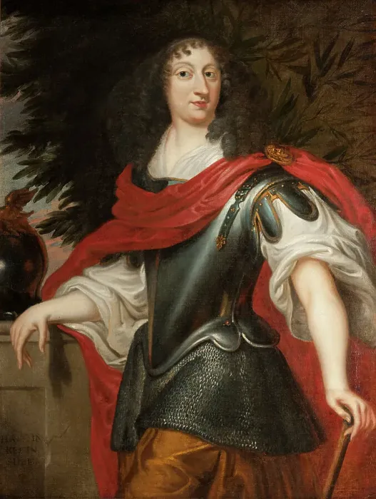 Framed Print : Queen Christina as Minerva, 1654. Creator: Justus van Egmont Framed Print : Queen Christina as Minerva, 1654. Creator: Justus van Egmont