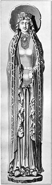 Queen Clotilda, 6th century, (1910)