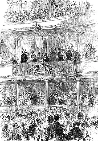 The Queen at the Concert in the Royal Albert Hall, 1876. Creator: C.R