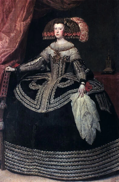 Queen Dona Mariana of Austria, c1652-1653. Artist: Diego Velazquez