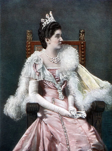 Queen Elena of Italy, late 19th century. Artist: Giacomo Brogi