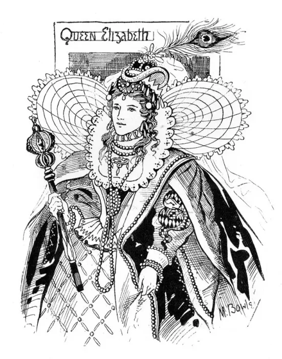 Framed Print : Queen Elizabeth I (1533-1603), 1897. Artist: M Bowley Framed Print : Queen Elizabeth I (1533-1603), 1897. Artist: M Bowley