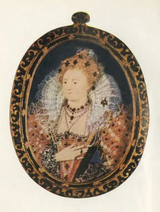 Framed Print : Queen Elizabeth I, 1595-1600, (1947). Creator: Unknown Framed Print : Queen Elizabeth I, 1595-1600, (1947). Creator: Unknown