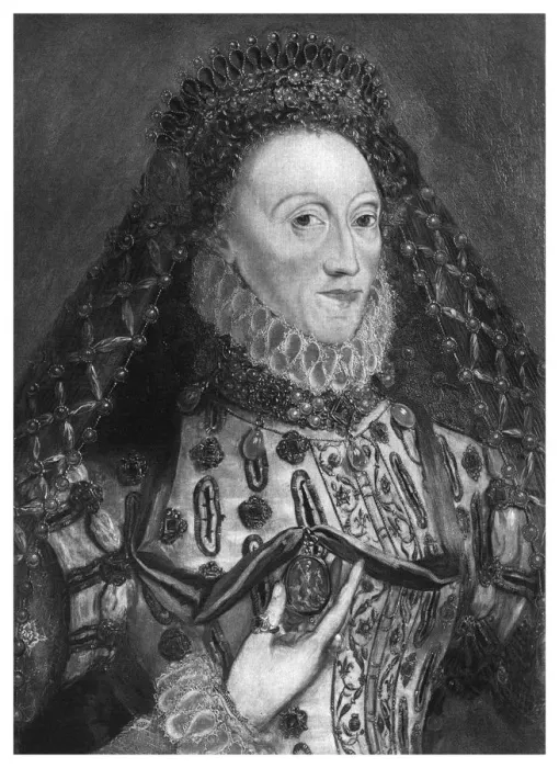 Framed Print : Queen Elizabeth I in old age, 16th century, (1896) Framed Print : Queen Elizabeth I in old age, 16th century, (1896)