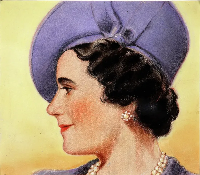 Framed Print : Queen Elizabeth, the Queen Mother, c1940s. Creator: William Timym Framed Print : Queen Elizabeth, the Queen Mother, c1940s. Creator: William Timym