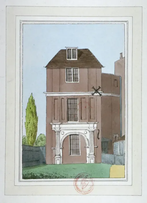 Framed Print : Queen Elizabeths Lodge, Islington, London, c1790 Framed Print : Queen Elizabeths Lodge, Islington, London, c1790