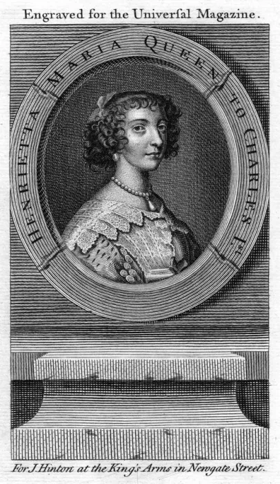 Framed Print : Queen Henrietta Maria, queen consort of Charles I Framed Print : Queen Henrietta Maria, queen consort of Charles I