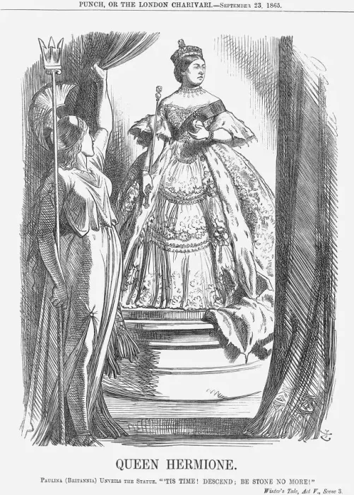 Framed Print : Queen Hermione, 1865 Artist: John Tenniel Framed Print : Queen Hermione, 1865 Artist: John Tenniel