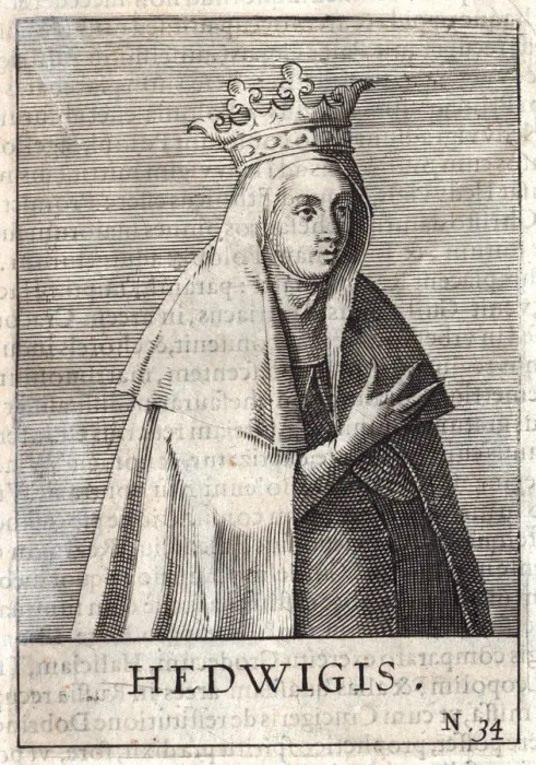 Framed Print : Queen Jadwiga of Poland. Artist: Anonymous Framed Print : Queen Jadwiga of Poland. Artist: Anonymous