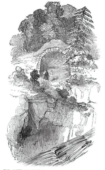 Framed Print : The Queen and Lady Glenlyon visiting the Falls of the Fender, 1844 Framed Print : The Queen and Lady Glenlyon visiting the Falls of the Fender, 1844