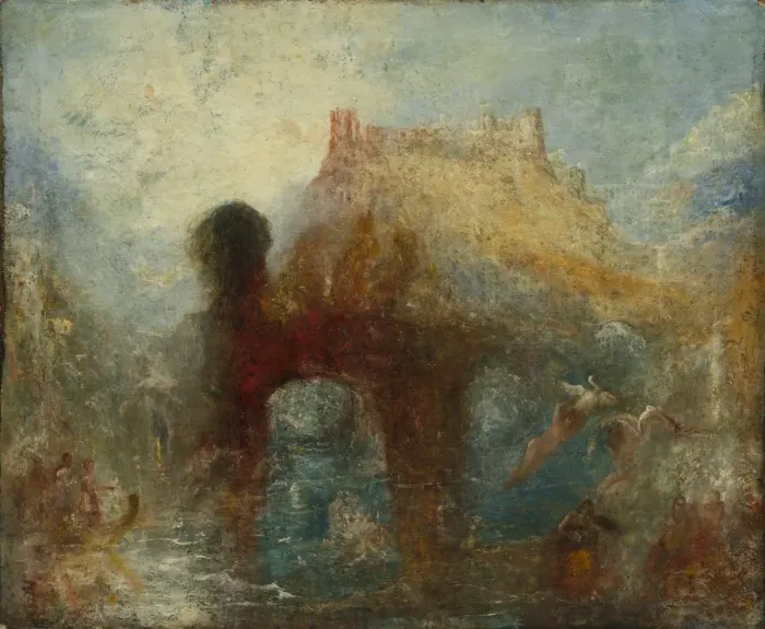 Framed Print : Queen Mabs Cave, after 1846. Creator: Joseph Mallord William Turner (British, 1775-1851) Framed Print : Queen Mabs Cave, after 1846. Creator: Joseph Mallord William Turner (British, 1775-1851)