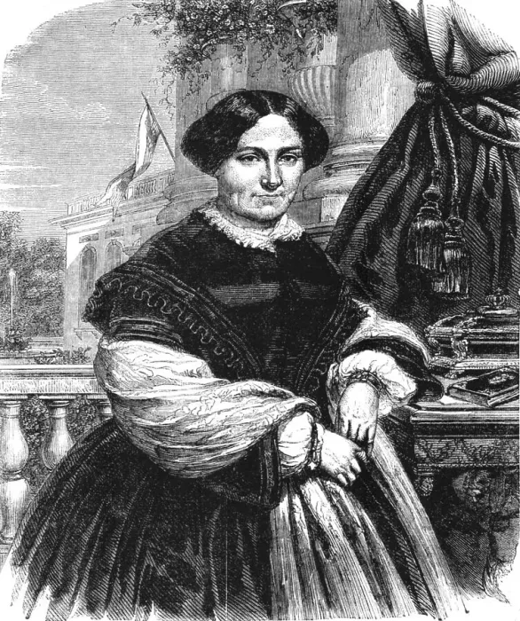 Framed Print : Queen Maria Christina of Spain, 1854. Creator: Unknown Framed Print : Queen Maria Christina of Spain, 1854. Creator: Unknown