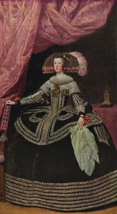 Framed Print : Queen Mariana of Austria, 1652-1653 (1939). Artist: Diego Velasquez Framed Print : Queen Mariana of Austria, 1652-1653 (1939). Artist: Diego Velasquez
