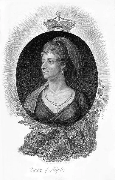 Queen Marie Caroline of Naples, 1807. Artist: V Hood