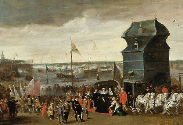 Queen Marie de Medici Disembarking in Antwerp. Creators: Matheus Vroom, Unknown