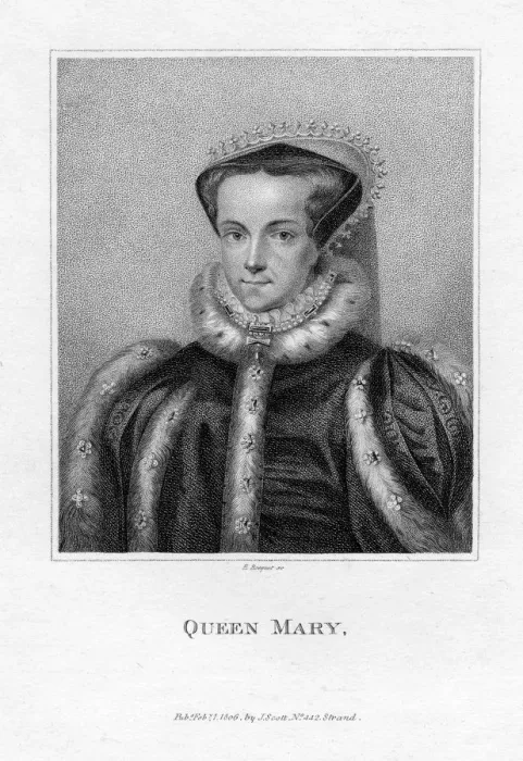 Framed Print : Queen Mary I of England, (1806). Artist: E Bocquet Framed Print : Queen Mary I of England, (1806). Artist: E Bocquet
