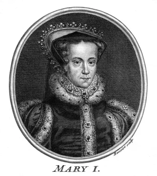 Framed Print : Queen Mary I of England. Artist: Benoist Framed Print : Queen Mary I of England. Artist: Benoist