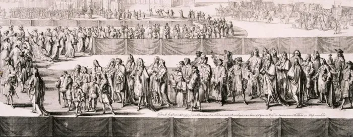 Framed Print : Queen Mary IIs funeral, Westminster Abbey, London, 1695. Artist: Romeyn de Hooghe Framed Print : Queen Mary IIs funeral, Westminster Abbey, London, 1695. Artist: Romeyn de Hooghe