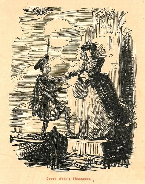 Queen Marys Elopement, 1897. Creator: John Leech