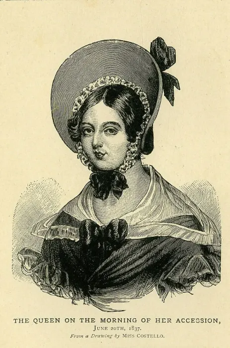 Framed Print : The Queen on the Morning of Her Accession, June 20th, 1837, (c1897). Creator: Unknown Framed Print : The Queen on the Morning of Her Accession, June 20th, 1837, (c1897). Creator: Unknown
