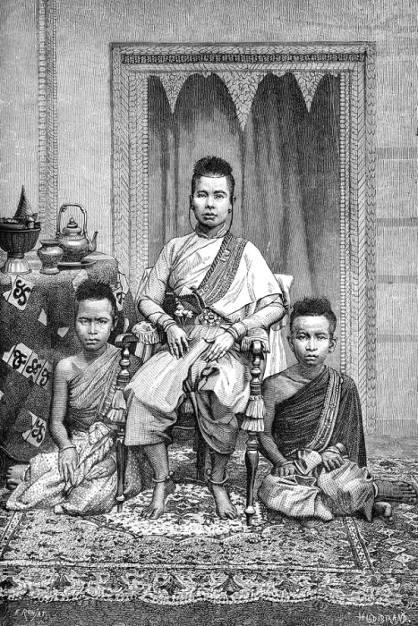 Framed Print : The Queen Mother of the Cambojan (Khmer), Cambodia, 1895 Framed Print : The Queen Mother of the Cambojan (Khmer), Cambodia, 1895