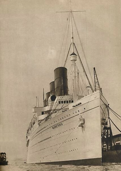 Former Queen of the Ocean, R, M. S. Mauretania of the Cunard White Star Line, 1936