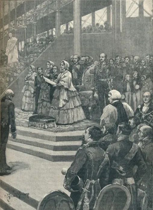 Framed Print : The Queen Opening The Crystal Palace, 1906 Framed Print : The Queen Opening The Crystal Palace, 1906