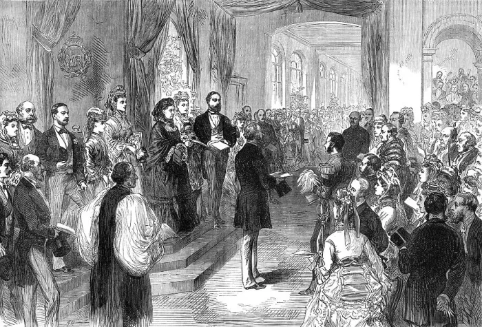 Framed Print : The Queen opening St. Thomas's Hospital, 1871. Creator: Unknown Framed Print : The Queen opening St. Thomas's Hospital, 1871. Creator: Unknown