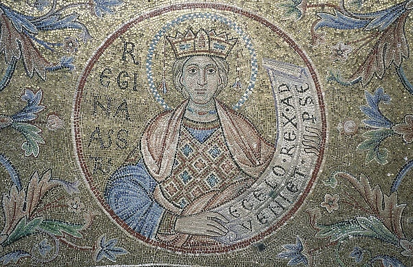 The Queen of Sheba (Detail of Interior Mosaics in the St. Marks Basilica), 13th century. Artist: Byzantine Master