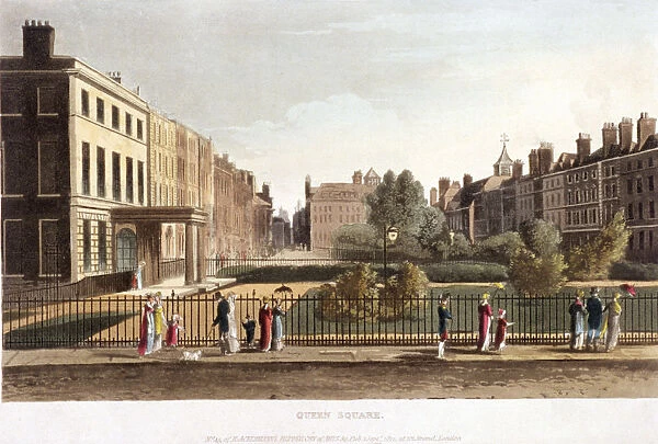 Queen Square, Holborn, London, 1812