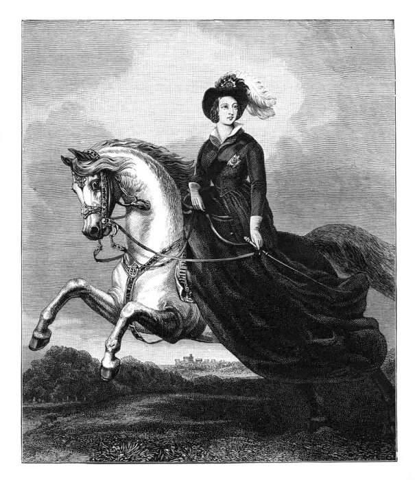 Framed Print : Queen Victoria, c1840s, (late 19th century) Framed Print : Queen Victoria, c1840s, (late 19th century)
