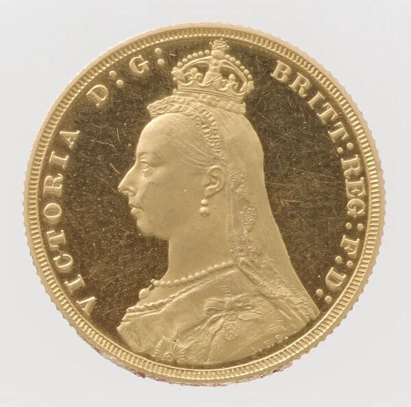 Queen Victoria 'Jubilee Head'proof sovereign, 1887