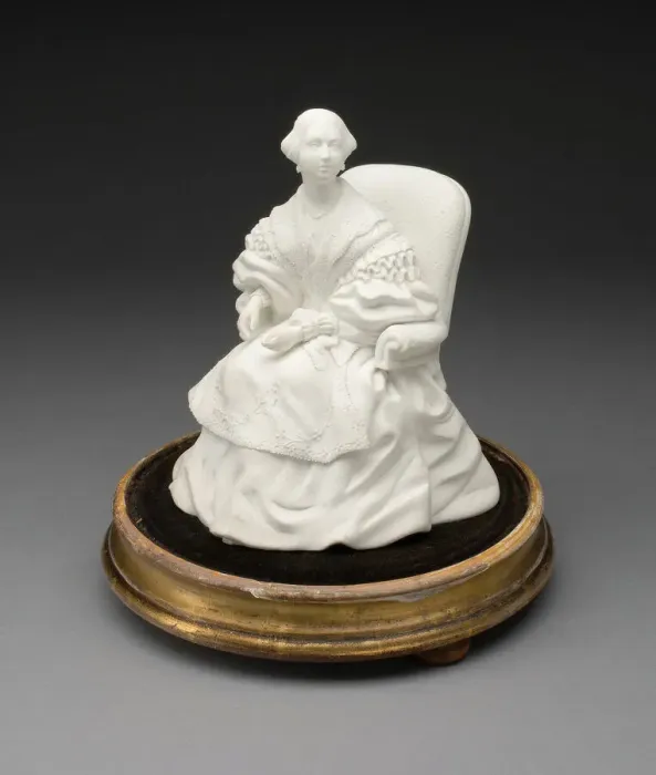 Framed Print : Queen Victoria, London, 1840-1853. Creator: The Chenies Street Biscuit Porcelain Framed Print : Queen Victoria, London, 1840-1853. Creator: The Chenies Street Biscuit Porcelain