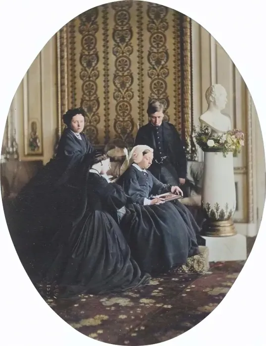 Framed Print : Queen Victoria in Mourning, 1862. Creator: William Samuel Bambridge Framed Print : Queen Victoria in Mourning, 1862. Creator: William Samuel Bambridge