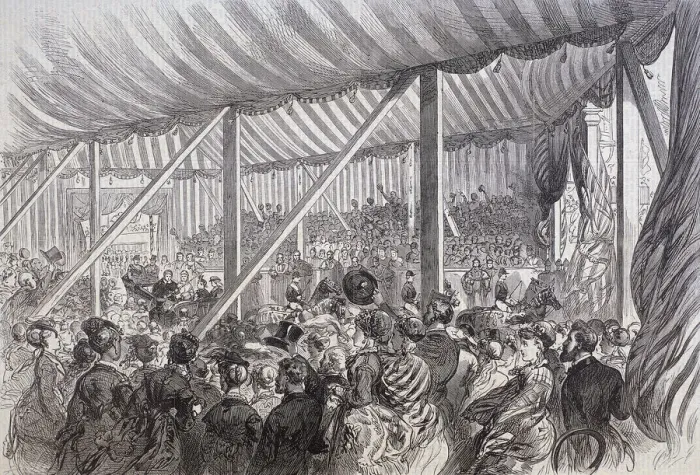 Framed Print : Queen Victoria Opening Blackfriars Bridge, London, 1869 Framed Print : Queen Victoria Opening Blackfriars Bridge, London, 1869