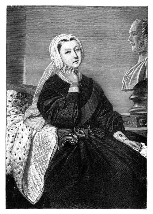 Framed Print : Queen Victoria at Osborne House, late 19th century Framed Print : Queen Victoria at Osborne House, late 19th century