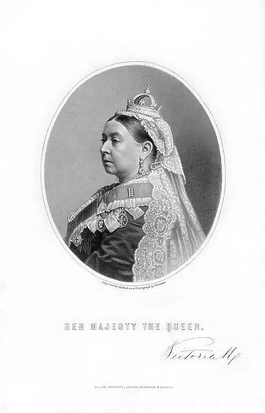 Queen Victoria, Queen of the United Kingdom of Great Britain and Ireland, 1899. Artist: W Roffe