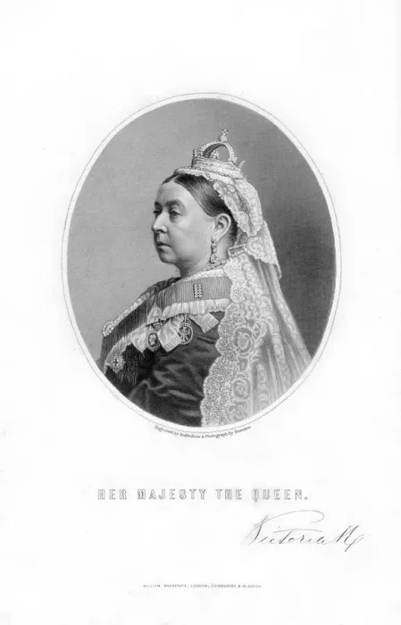 Framed Print : Queen Victoria, Queen of the United Kingdom of Great Britain and Ireland, 1899. Artist: W Roffe