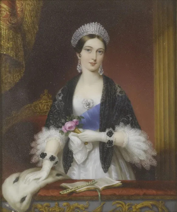 Framed Print : Queen Victoria in the Royal Box at the Drury Lane Theatre in November 1837. Artist: Lienard, Sophie (active 1840-1845) Framed Print : Queen Victoria in the Royal Box at the Drury Lane Theatre in November 1837. Artist: Lienard, Sophie (active 1840-1845)