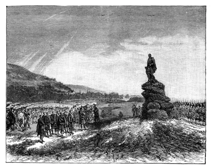 Framed Print : Queen Victoria unveiling a statue of Prince Albert at Balmoral, Scotland, 1860s Framed Print : Queen Victoria unveiling a statue of Prince Albert at Balmoral, Scotland, 1860s