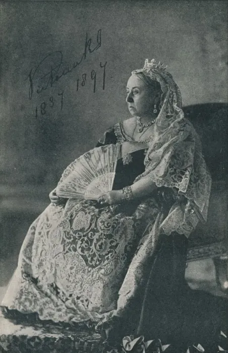 Framed Print : Queen Victoria in the year of Her Diamond Jubilee, 1897 (1909)