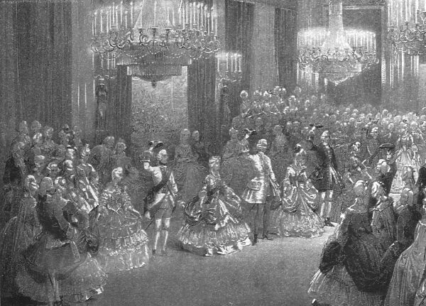 Queen Victorias Georgian Costume Ball at Buckingham Palace, January 6, 1845, (1901)
