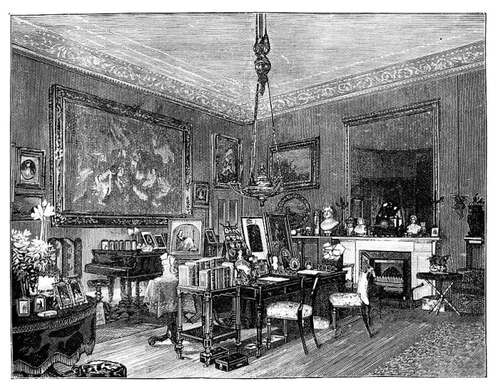Framed Print : Queen Victorias private sitting-room, Osborne House, Isle of Wight Framed Print : Queen Victorias private sitting-room, Osborne House, Isle of Wight