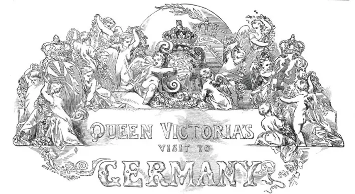 Framed Print : Queen Victorias visit to Germany, 1845. Creator: Unknown Framed Print : Queen Victorias visit to Germany, 1845. Creator: Unknown