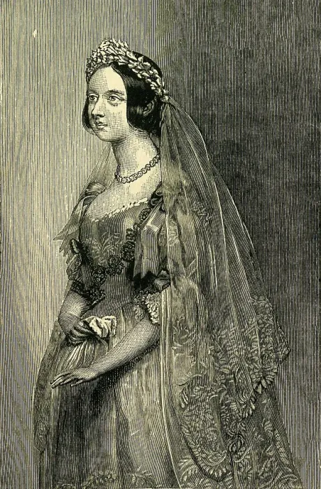 Framed Print : The Queen on Her Wedding Day, 10 February 1840, (c1897). Creator: Unknown