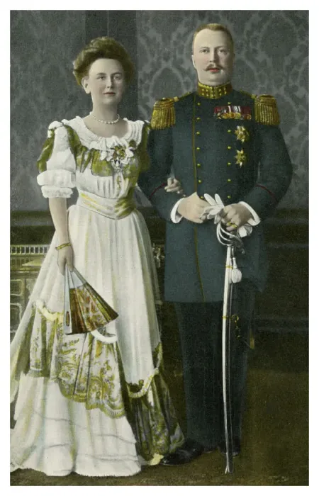 Framed Print : Queen Wilhelmina and Prince Henry of the Netherlands, c1900s-c1910s(?) Framed Print : Queen Wilhelmina and Prince Henry of the Netherlands, c1900s-c1910s(?)